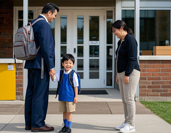 初次入学的感动时刻：定格孩子成长的重要瞬间