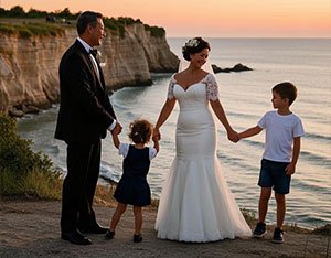 海边的婚纱与亲子摄影